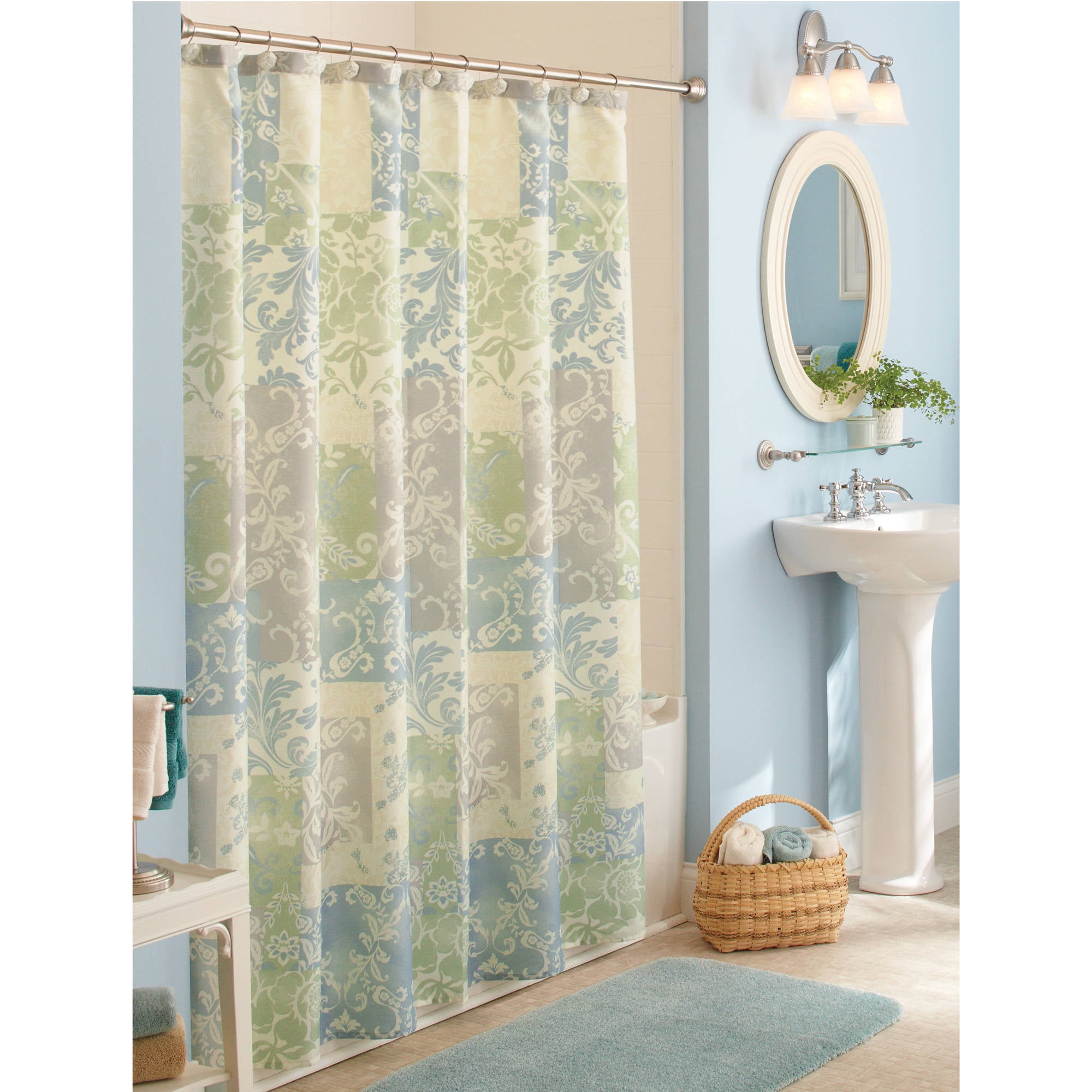 Better Homes Gardens Patchwork Shower Curtain  1 Each 