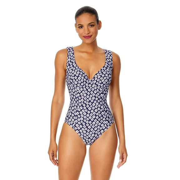 Anne Cole womens Underwire Panel One-Piece, 12