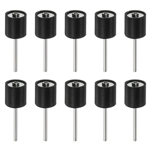 10 Packs 1/2 Inch Sanding Drum Rubber Mandrels 2.35mm Shank Sanding Sleeve Holder for Drum Sander Rotary Grinder