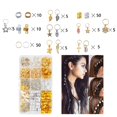 thumbnail image 2 of Accessoires de Cheveux Anneaux Décoratifs 280PCS Mode Dreadlocks Perles, 2 of 10