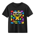 thumbnail image 4 of First Day of Preschool Shirt 2025-2026 Boys Kids & Kids 100% Cotton Soft Tshirt Black,Size 3 T, 4 of 9