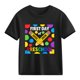 thumbnail image 4 of Blusas y camisas de manga corta con cuello redondo para niños y niñas, camisetas gráficas de manga corta, blusas con estampados bonitos para la temporada escolar., 4 of 9