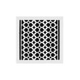 thumbnail image 5 of Cast Aluminum Floor Register With holes and matching screws | Modern Design Heavy Duty Cast Aluminum | Size 13" X 13" VR-109 | Black, 5 of 10