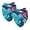 Multi-colored, variant on PhooArto Colorful Dragonflies Pattern Dog Bandanas, 2 Pack Soft Washable Pet Scarf Triangle for Large Dogs Puppies and Cats