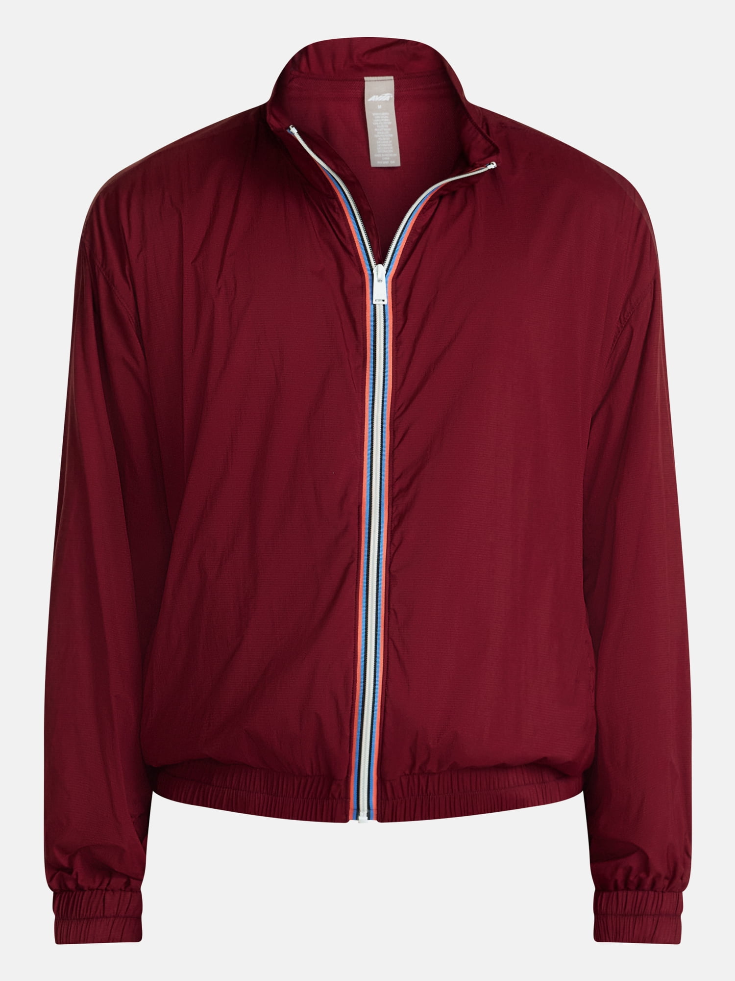 Avia Men's Tech Nylon Zip Up Track Jacket, Sizes XS-3XL