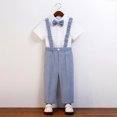 thumbnail image 2 of Penkiiy Premium Adjustable Suspenders Boys Dress Pants | School Uniform, Formal & Casual Wear (6M-10Y), 2 of 5