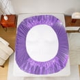 thumbnail image 5 of Homewish Fashion Purple Eyelashes Twin Sheet Sets, Dreamy Sequin Print Twin Fitted Sheet, Romantic Love Heart Flat Sheet, Lightweight Room Decor, 3-Piece, 5 of 7