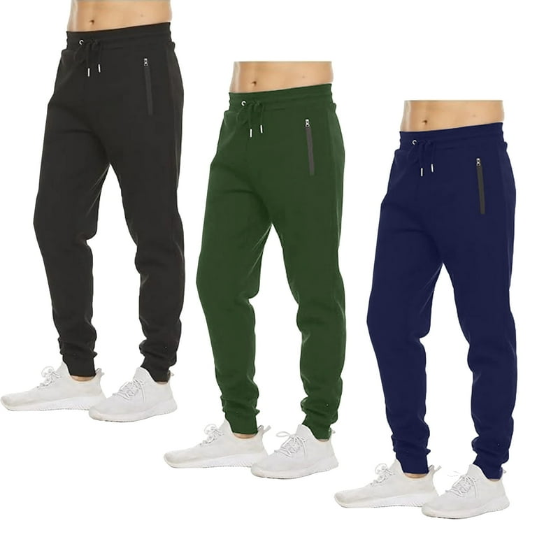 NORDISK■(W) Woven Sweatsuit Setup Jogger Pants■送料込 Galaxy by Harvic 3-Pack Mens Slim Fit Fleece Jogger