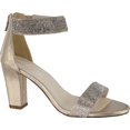 thumbnail image 2 of Women's Touch Ups Marley Heeled Sandal Champagne Shimmer Fabric 5 M, 2 of 2