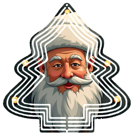 Metal Hanging Christmas Tree Wind Decorations – Festive Garden Spinners with Geometric Circuitry Pattern for Yard and Garden Charm Metal Hanging Christmas Tree Wind Decorations – Festive Garden Spinners with Geometric Circuitry Pattern for Yard and Garden Charm