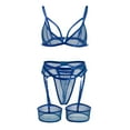 thumbnail image 5 of Everyday Bras for Women Mens Underpants Underwear Set Women Lace Guys Underwear Briefs Lace Pajamas for Women Shorts Set Lace Robe for Women Lingerie Set under Wear Men Sexy Lace Lingerie Blue L, 5 of 9