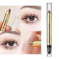 Monochrome Eye Shadow Pen, Pearlescent Eye Shadow, Fine Glitter Eye Shadow Pen for Brightening and Contouring, Long-Lasting Natural Finish with UV Protection and Clean, Radiant Complexion