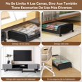 thumbnail image 3 of 2Pcs Contenedores de Almacenamiento Debajo con 6 Bolsa de Almacenaje, 80 X 43.5 X 16 cm, Contenedores de Almacenaje Debajo de La Cama con Ruedas, para Ropa y Edredones,Zapatera Organizador, 3 of 7