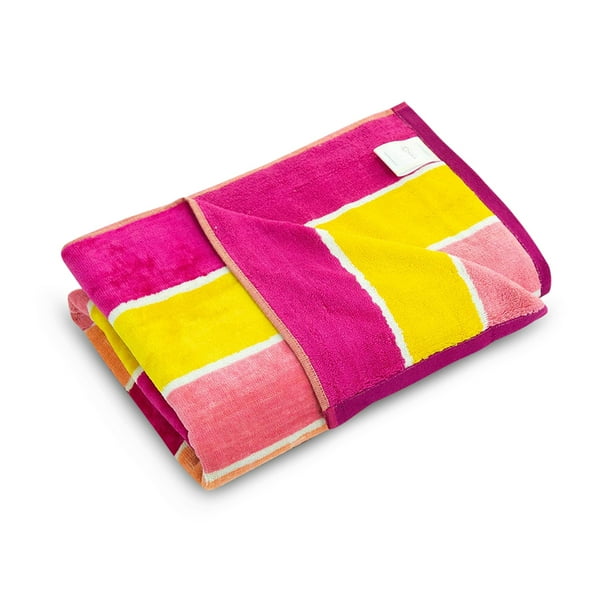 Trident Colors 100 Cotton Luxury Cabana Bath Towels 500 GSM, Super