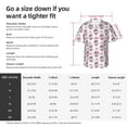 thumbnail image 6 of Lsque Cute Poodle Dog pattern Hawaiian Shirt for Men, Unisex Summer Beach Casual Short Sleeve Button Down Shirts-Large, 6 of 9