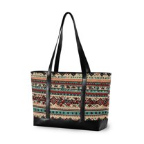 FORMRS Laptop Tote Bag for Women with 15.6" Computer Compartments Handbag, Tribal Art