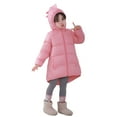 thumbnail image 3 of KAUOD Kids Toddler Zip up Hooded Puffer Coats Winter Warm Windproof Outwear Boys Quilted Thick Down Jackets with Pockets, 3 of 7