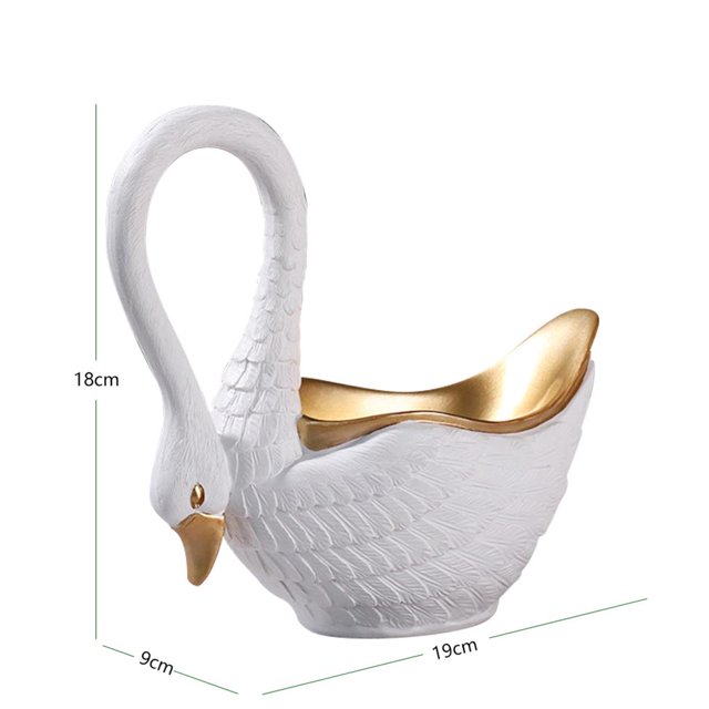 Adornos Para El Hogar, Almacenamiento De Joyas, Artículos Diversos, Adornos De Cisne De Resina, Arte, Decoración Moderna Para Decoraciones De Sala De Estar sonducket HA023664-00