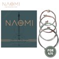 thumbnail image 1 of NAOMI Double Bass ContraBass Strings Replacement Parts Steel String Set for 4/4 Upright Double Bass, 1 of 7