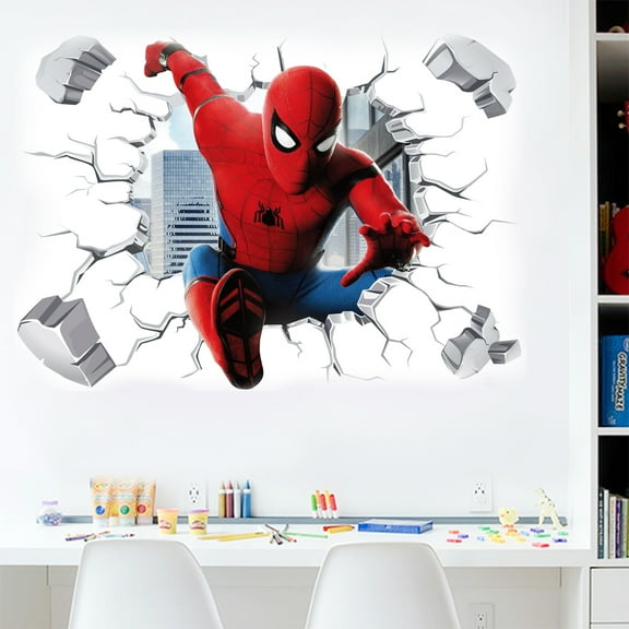 Fairy Kaari Spider-Man Cartoon Wall Sticker