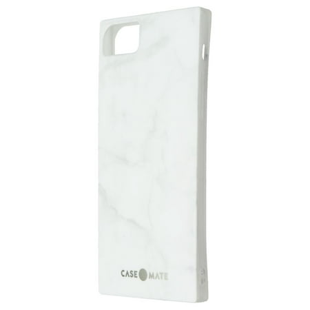 Case-Mate BLOX Case for iPhone SE (2nd Gen) / 8 / 7 - White Marble