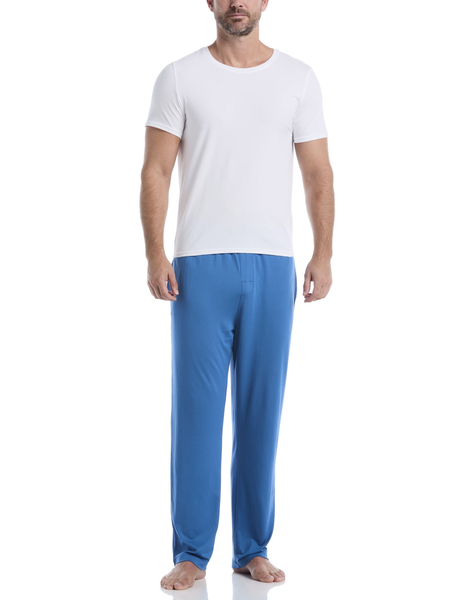 Ben Hogan Men's and Big Men's Deluxe Touch Solid Sleep Lounge Pant with Drawstring, Size S-2XL