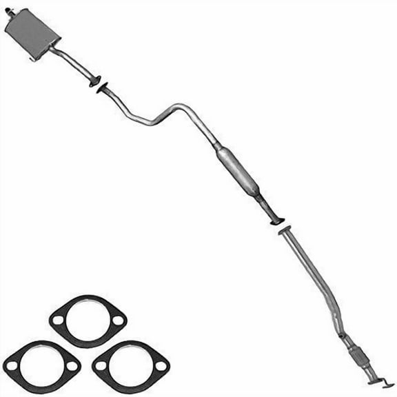 Exhaust system kit fits 2000-2005 hyundai accent 1.5l 1.6l