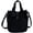 Black, variant on Kukuzhu Corduroy Crossbody Bag Women Casual Retro Tote Bag Large Top Handle Shoulder Bag Hobo Bag