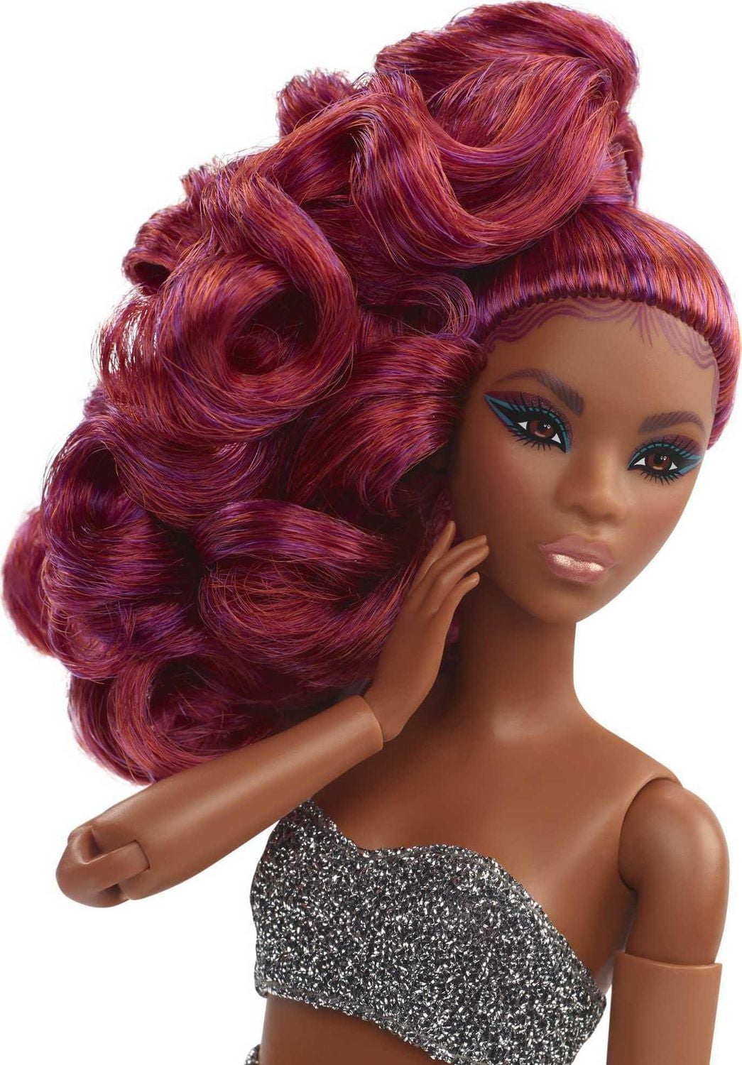 ​Barbie Signature Barbie Looks Collector Doll - Glittery Crop Top & Skirt
