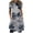 Light Blue, variant on QLEICOM Womens Summer Floral Print Short Sleeve Sundress T-Shirt Dress Casual Loose Dress with Pocket Multicolor XXL, US Size:12