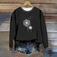 thumbnail image 4 of Posijego Women's Trendy Sweatshirts Graphic Long Sleeve Lightweight Casual Pullover Cute Sweatshirt for Women, 4 of 6