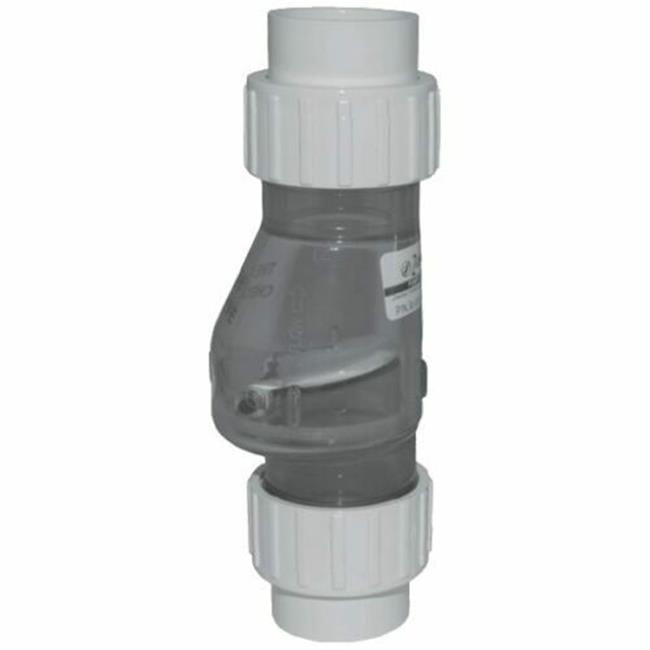 Zoeller 300041 PVC Quiet Check Solvent Weld Check Valve with 1.5 in
