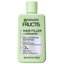 Garnier Fructis Hair Filler Color Repair Shampoo, Colored, Bleached Hair, Adults, Color Treated, 10.1 fl oz