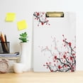 thumbnail image 6 of GZHJMY Spring Japanese Cherry Blossom Flower Floral Acrylic Clipboard Letter Size 9" x 12.5" Decorative Clipboard with Low Profile Silver Metal Clip for Office Student Whiteboard Clipboards, 6 of 7