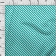 thumbnail image 2 of oneOone Silk Tabby Turquoise Blue Fabric Dots Sewing Material Print Fabric By The Yard 42 Inch Wide, 2 of 4