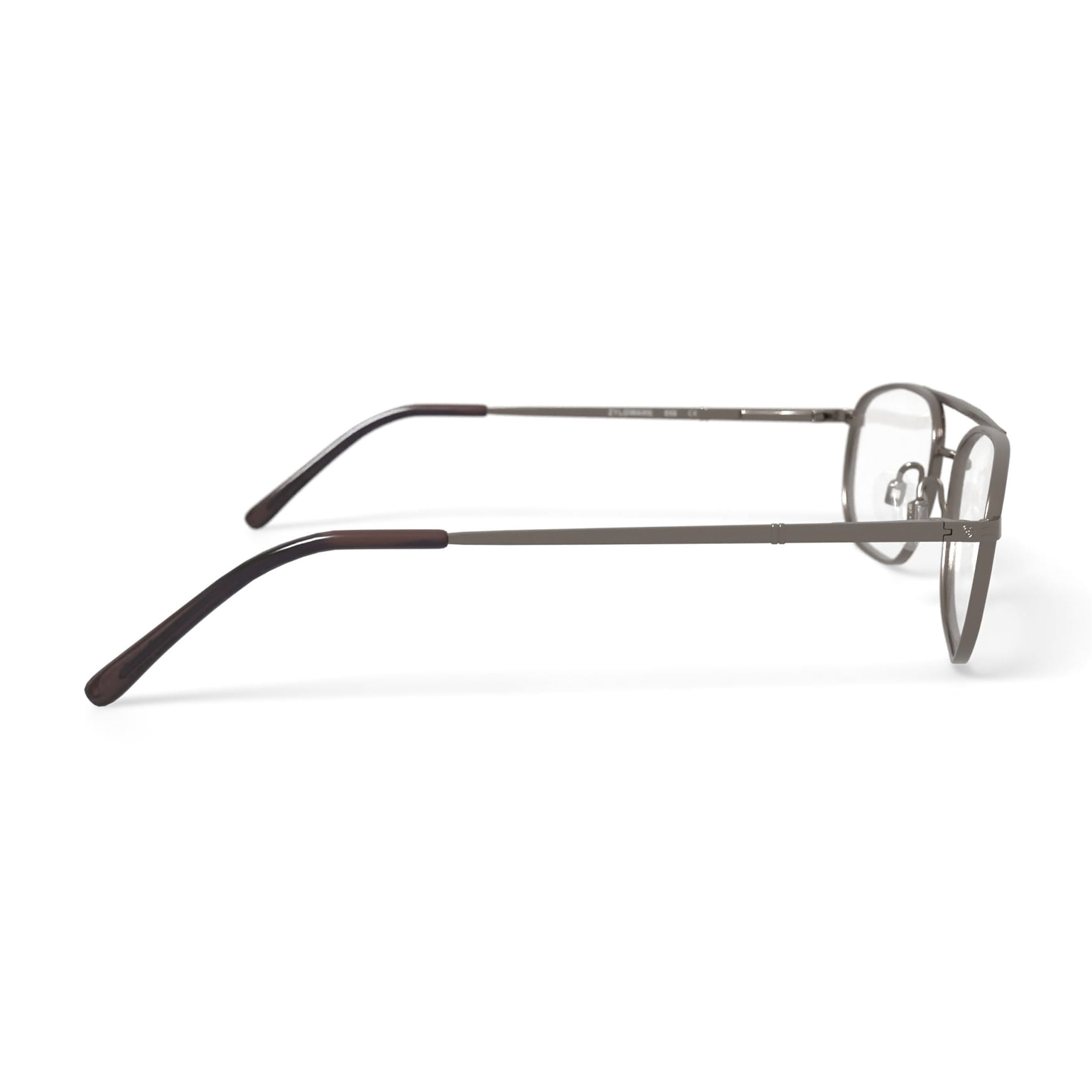 Stetson Men's ST169 Rectangular Prescription Eyeglasses with Case, Gunmetal