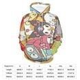 thumbnail image 2 of KUROMI Hoodie with Pocket Anime for Men Women Couple Gift, 2 of 7