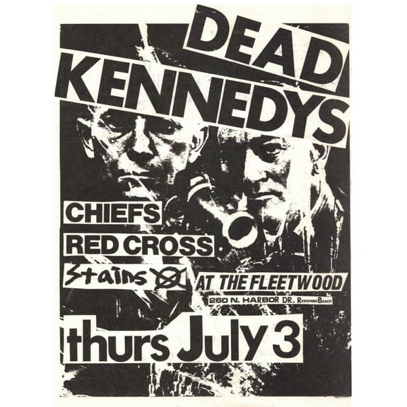 Dead Kennedys Poster 24x36 Entertainment decor Art Poster 24x36 Unframed, Age: Adults, Rectangle Z Posters