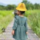 thumbnail image 1 of Sombrero de playa para el sol, protección solar informal de Panamá, bonito sombrero pequeño portátil amarillo, gorra de pescador, sombrero de verano p 58cm, 1 of 8