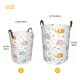 thumbnail image 3 of Fotbe Little Elephant Cesto de Ropa con Asas, Cesto Impermeable de Gran Capacidad, Bolsa de Lavado para Dormitorio, Cesto de Ropa con Ruedas y Asas-Small, 3 of 6