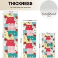 thumbnail image 4 of Pioneer Flower Floral Print Pattern Kitchen Rugs Sets Of 3,Kitchen Runner Rugs Non Skid Washable,Decorative Kitchen Floor Mats for Kitchen,Sink,Laundry,17X30 Inch + 17X47 Inch + 17X59 Inch, 4 of 6