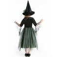 thumbnail image 4 of Witch Outfit Tutu Dress Dresses Party Girls Halloween Outfits 7-8 Years Children Girls Dress, 4 of 6