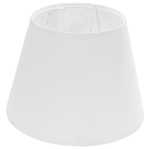 WHAMVOX Modern Pleated Fabric Lampshade Lightweight Lampshade Baby 25X25X18CM White