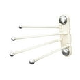 thumbnail image 5 of QSTDGVPW 4 Arm Towel Bar Bath Rotating Arm Home Wall Mount Washroom Swivel Towel Rack argent, 5 of 9
