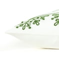 thumbnail image 2 of Rizzy Home  Chase the Snowflakes Green Throw Pillow Cover, 2 of 5