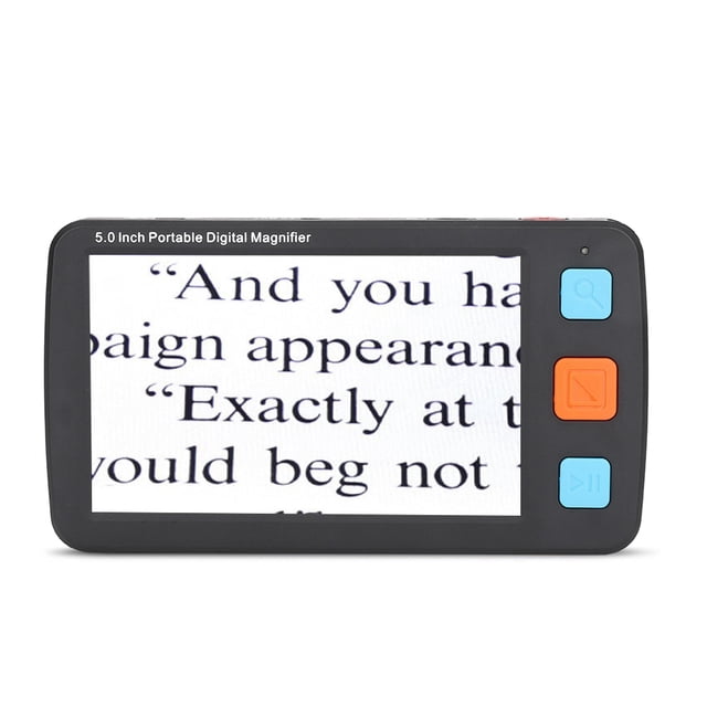LHCER 5 Inch LCD Low Digital Magnifier Electronic Reading Aid US110-240V 4-32X HD Visual Aid, Digital Magnifier, Digital Magnifier Reading Aid