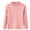 Pink, variant on Odeerbi Toddler Girls Ruffle Mock Neck Sweater Children's Fall Winter Flower Collar Knit Pullover Sweater Solid Color Long Sleeve Knit Jumper Tops Pink