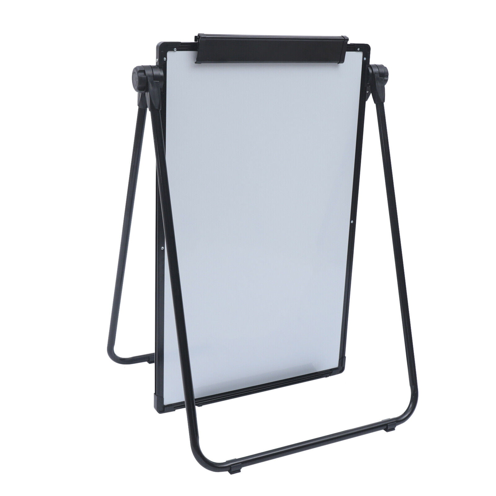 Loyalheartdy 35x24In Portable Whiteboard,Double Sided Magnetic Dry Erase  Board Free Standing Adjustable Flip Chart Easel