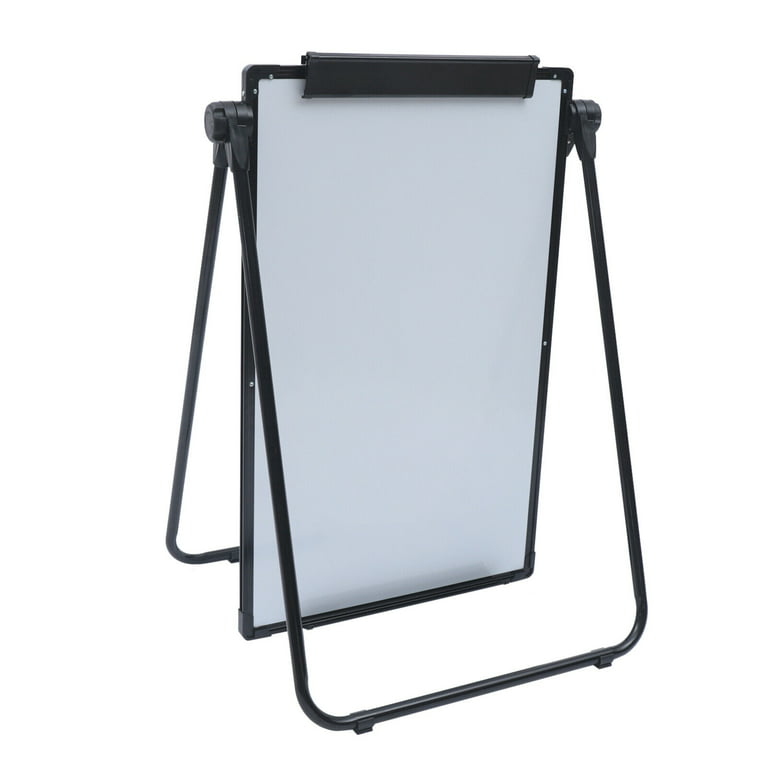 Tfcfl 23.6*35.4inch White Board Double Sided Whiteboard Height Angle Adjustable Portable Standing Easel Board, Size: 23.6 x 68.9