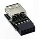 thumbnail image 4 of USB 2.0 Type A Female to 9-Pin Motherboard Adapter Connector for PC Internal Conversion, 4 of 5